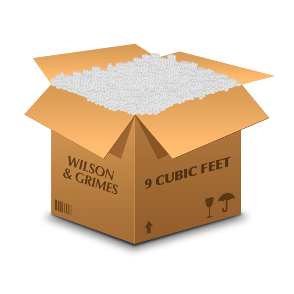 Bean Bag Refill (Polystyrene Beads) 9 Cubic Feet Wilson & Grimes